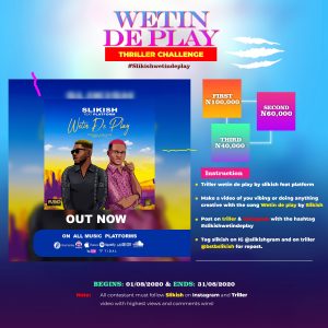 Slikish - Wetin De Play Ft Platform Triller Challenge #Slikishwetindeplay