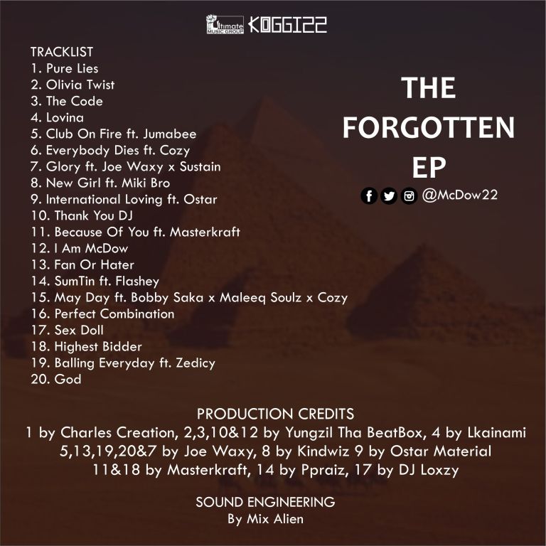 McDow – The Forgotten EP
