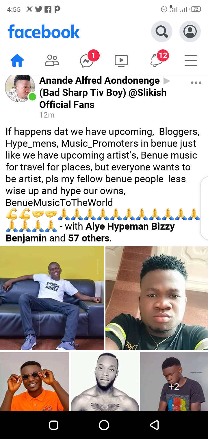 Benue state would have gone far if everyone was not an artist - Anande Alfred 