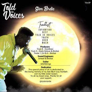 Slim Birdie - Told In Voices