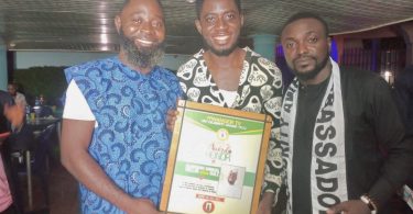 Congratulations to Sammy Stans of Igboji Man Sule as he wins an Award from Iywanger Tv