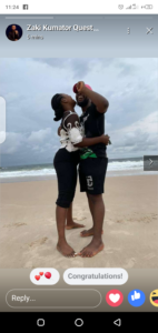 Rapper Questhood hangs out with long time girlfriend in Lagos