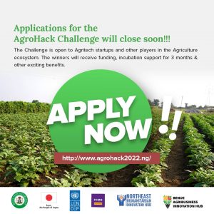 CALL FOR APPLICATION: THE AGROHACK CHALLENGE IS OPEN TO BENUE AND INNOVATORS ACROSS NIGERIA