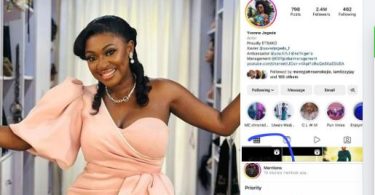 Nollywood Actress Yvonne Jegede reposted Bank Alat's hit song titled "Soap" featuring Magnito