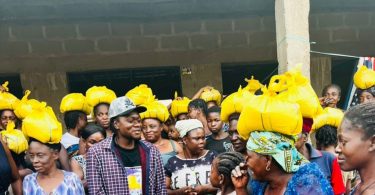 Mr Jek the "Shaba" crooner visited Idp camps in Benue state