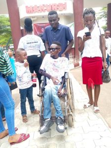 Physically challenged student Rotr David Tuhwa graduated from Benue State university